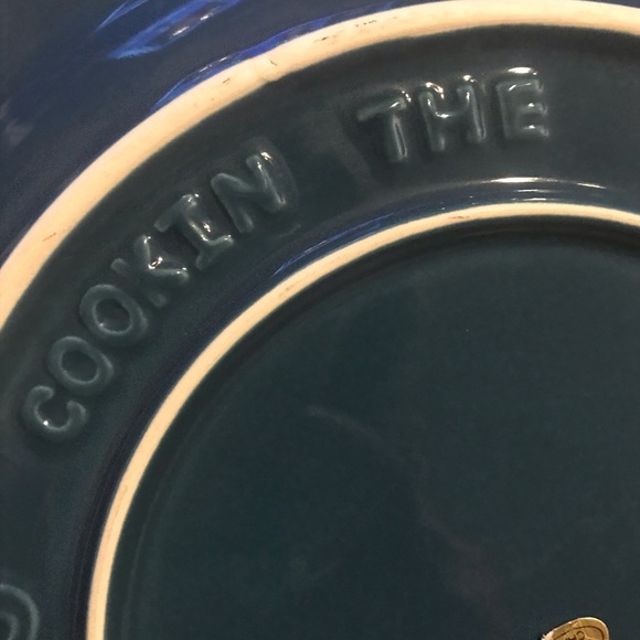 House of Lloyd 1999 vintage blue “ Cherish the Moment” glazed ceramic plate - Picture 2 of 10